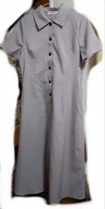 펠리시모 셔츠 원피스 라이트 그레이