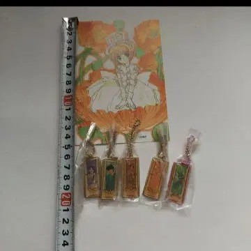 크로우 카드 메탈 컬렉션 가챠 5종과 엽서