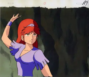 기갑계 가리안 힐무카 애니메이션 셀화