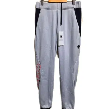 택 포함 새상품 데상트 보온 웜 스웨트 팬츠 그레이 S 사이즈 속기모