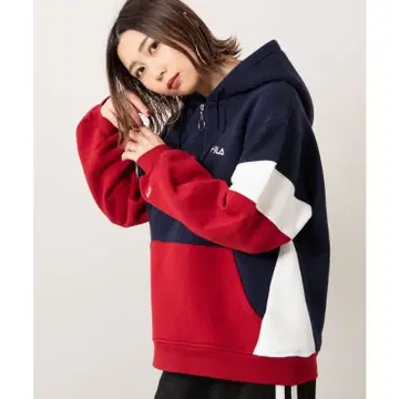FILA 집업 후드티 여성용 후드티