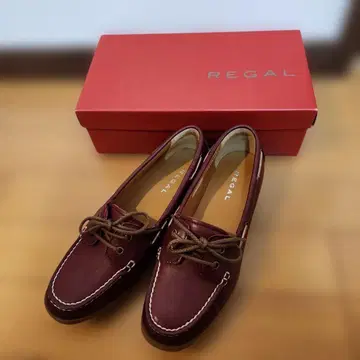 REGAL 와인 레드 로퍼 23.5cm 미사용 새상품