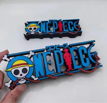 왈피스 로고 피규어