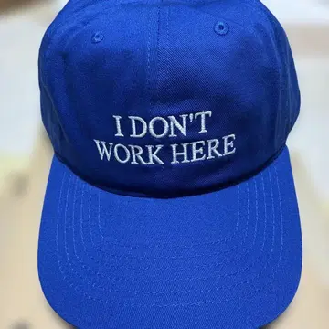 IDEA I DON'T WORK HERE 캡 프리 사이즈