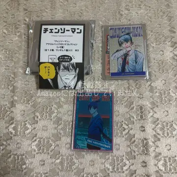 체인소 맨 아키 아크릴 배지 스탠드 컬렉션 봉투 밀봉 아크릴 카드