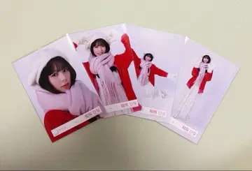 사쿠라자카46 이나구마 히나 브로마이드 겨울 의류 코디 컴프