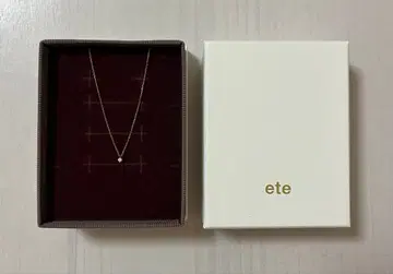 ete 심플 골드 목걸이 K10 약 20cm