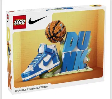 미개봉 새상품 LEGO Nike Dunk 1180 피스
