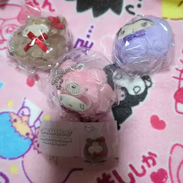 산리오 캐릭터즈 오키아가리 봉제 인형 3종 세트