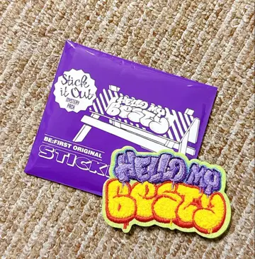 BE:FIRST 시크릿 모코모코 자수 스티커