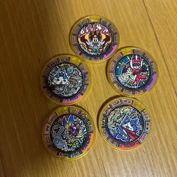 요괴워치 메달 메달 5개 세트