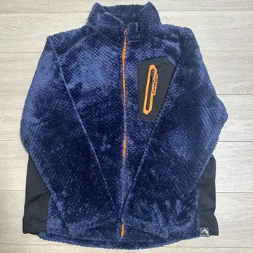 워크맨 기무라 타쿠야 착용 모델 뒷면 알루미늄 자켓 네이비 LL