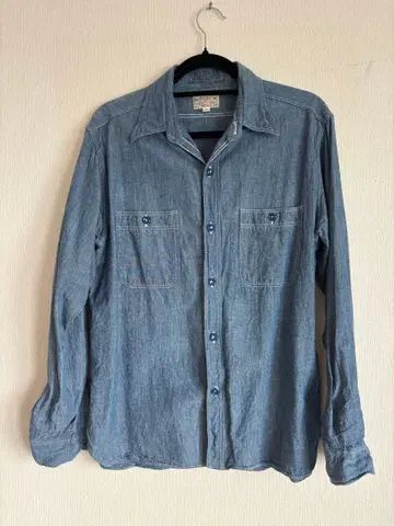 BUZZ RICKSON 데님 셔츠 16-16 1/2 ( L 사이즈 )