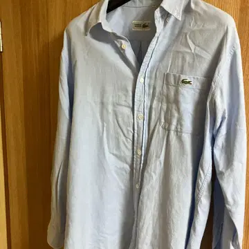 Lacoste 라이트 블루 긴팔 셔츠