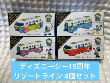 도쿄 디즈니 씨 15주년 디즈니 리조트 라인 모노레일 4개 토미카