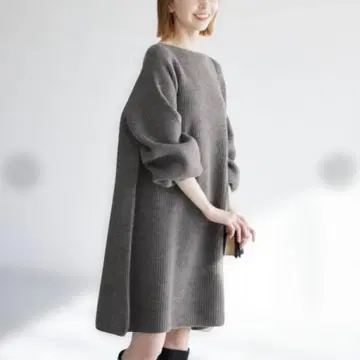 SLOBE IENA 파인 울 니트 미니 원피스