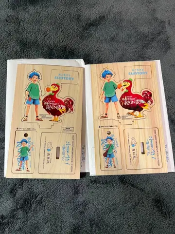 미사용품 아오와 밤의 무지개 퍼레이드 모쿠루 스탠드 2개 세트