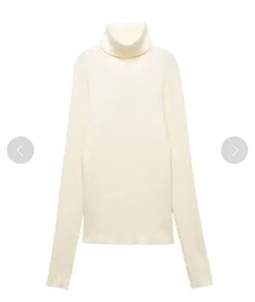 anuans 캐시미어 혼방 핏 리브 니트탑 (택 포함)