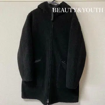 BEAUTY&YOUTH | 보아 코트 | 블랙 | M 사이즈