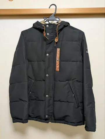 GERRY 블랙 다운 자켓 후드 부착 M
