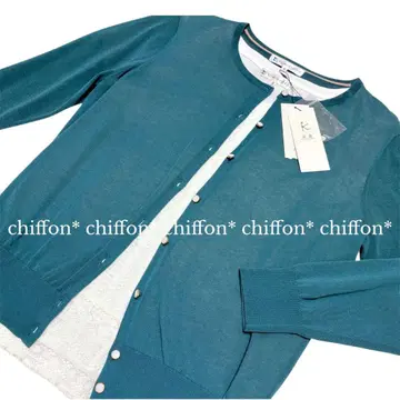 [택 포함] 쿠미쿄쿠 레이스 트윈 가디건&티셔츠 앙상블