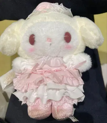 산리오 마이멜로디 딸기 휘핑 케이크 숏케이크 마스코트 백참