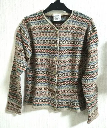 Laura Ashley 무늬 가디건