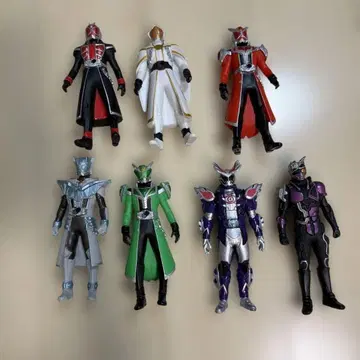 가면라이더 피규어 7체 세트