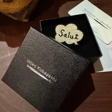 고바야시 모코 씨 레어 버터색 말풍선 시리즈 saiut 안녕 브로치