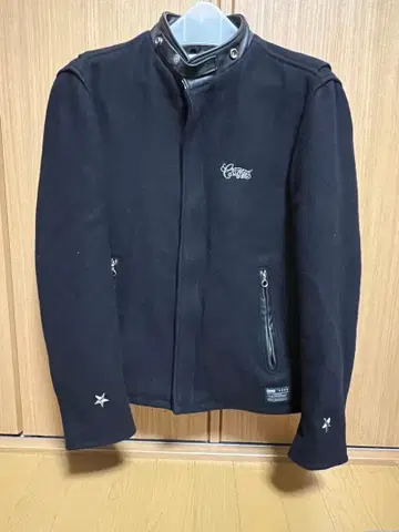 Schott Crume 블랙 자켓 스탠드 카라 라이더스
