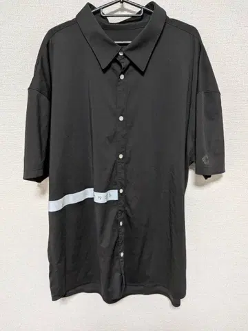 CRONOS 크로노스 반팔 셔츠 레이온 블랙 XXXL