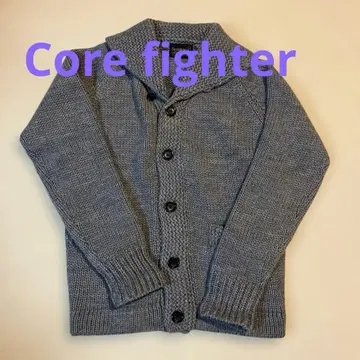 Core fighter 그레이 니트 가디건 카우친 M 사이즈