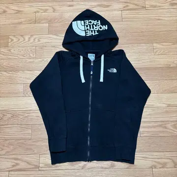 THE NORTH FACE 지퍼 후드티 단장 블랙
