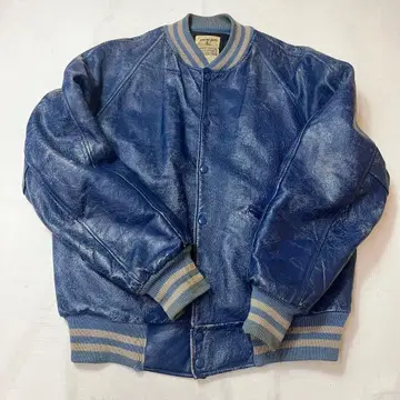 50s general sports 올 레버 바시티 자켓 블루 48