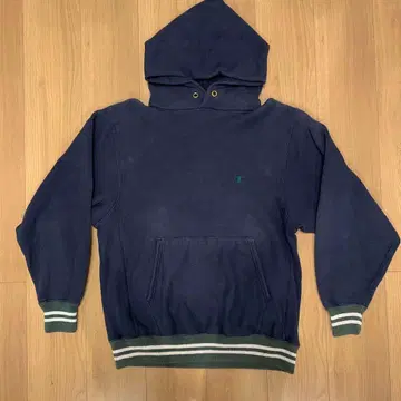 90sUSA 챔피온 ReverseWeave 후드티 L 네이비 리브라인
