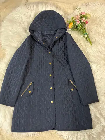 네이비 퀼팅 자켓 L 사이즈