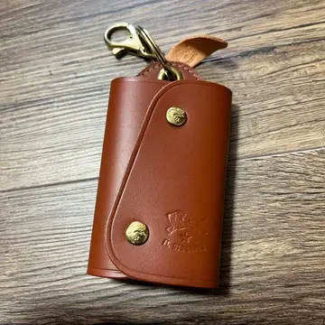 IL BISONTE 일비종떼 가죽 키케이스 브라운