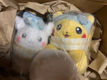 포켓몬 센터 피카츄 눈사람 봉제 인형 눈놀이 세트