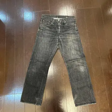 orSlow 105 블랙 스트레이트 데님