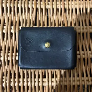 일비종떼 블랙 가죽 카드 케이스 명함지갑