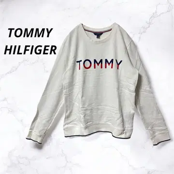 [ 타미힐피거 ] 맨투맨 트레이닝복 화이트(M)