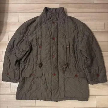 PENNESSI 올리브 그린 퀼팅 자켓 이탈리아제 48