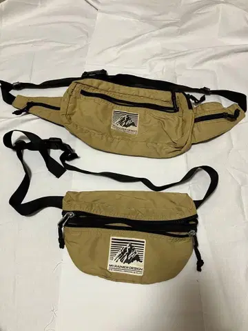 MT.RAINIER DESIGN 바디백 웨스트 파우치 세트
