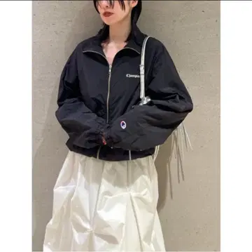 Champion FRAY I.D 나일론 자켓 점퍼 블랙