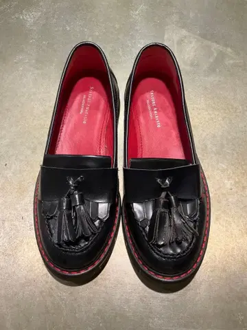 [미사용품에 가까운] Sentore Amaranto 태슬 로퍼 37