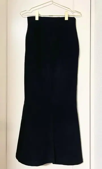 Knuth Marf front zip mermaid skirt BLACK