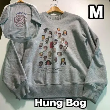 Hung Bog CAMP'84 맨투맨 트레이닝복 M 사이즈 그레이