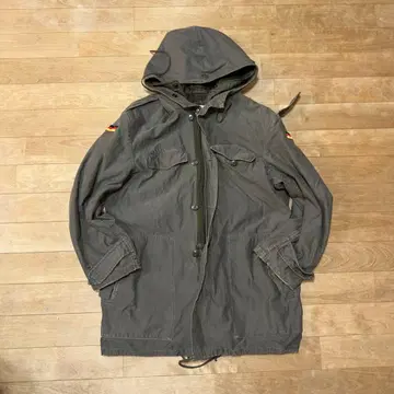 80s 독일군 필드 후드티 밀리터리 자켓 L 사이즈 상당