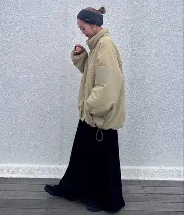 PON 기획 충전솜 스탠드 칼라 자켓