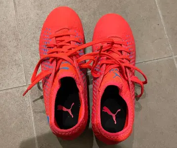 Puma 축구화 오렌지 21cm 퓨처